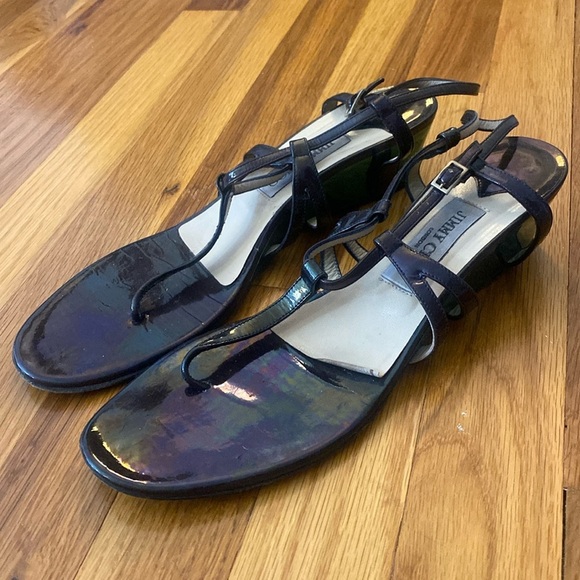Jimmy Choo Women’s Black Metallic Sandals Size 42 - Picture 1 of 8